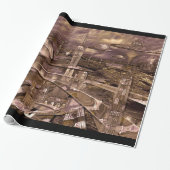 プルビモダンラー建築エレガント都市   ラッピングペーパー (アンロールド)