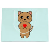 プルフェクトラブブルー ラージペーパーバッグ (正面)