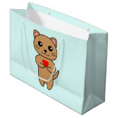 プルフェクトラブブルー ラージペーパーバッグ (正面アングル)