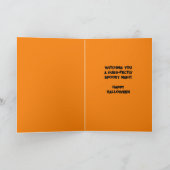 プルフェクトリー不気味ナイトバンゴッホスタイルハロウィーン シーズンカード (内部)