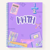 プルポル数学💜📐 ノートブック (正面)