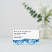 プルマーシンプルビジネスカードウォーターテーマ 名刺 (スタンド正面)