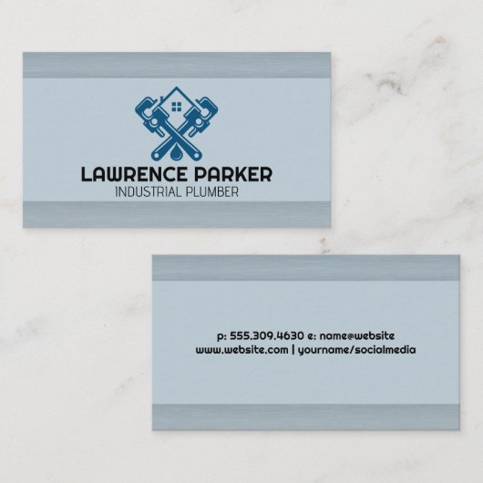 プルマーレンチのホームロゴ 名刺 (正面/裏面)