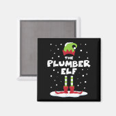 プルマー小妖精や小人ファミリーマッチンググループホリデークリスマスCos マグネット (正面/裏面)