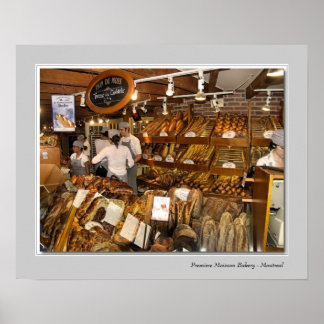 プルミエールモイソンベーカリーモントリオール ポスター