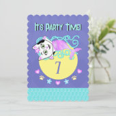 プルメイドパーティー時間招待状 招待状 (スタンド正面)