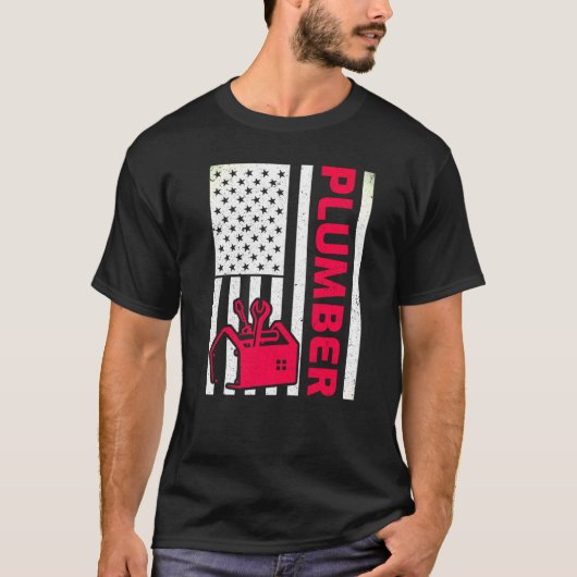プルメバー米国国旗の愛国心 Tシャツ (正面)