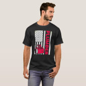 プルメバー米国国旗の愛国心 Tシャツ (正面フル)