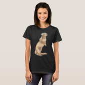 プルメリアとカワウソ Tシャツ (正面フル)