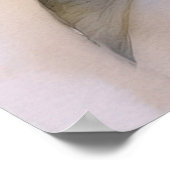 プルメリアとシェルジンジャーポスター ポスター (角)