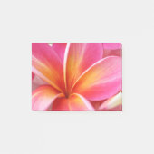 プルメリアの花のハワイのFrangipaniの花柄の花 ポストイット (正面)