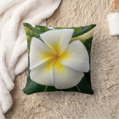 プルメリアの装飾用クッション クッション (ブランケット)