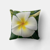 プルメリアの装飾用クッション クッション (裏面)