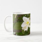 プルメリアのCofeeの白いマグ コーヒーマグカップ (左)