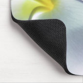 プルメリアのFrangipaniのハワイの花によってカスタマイズブランク マウスパッド (コーナー)