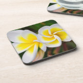 プルメリアはハワイ，クローズアップ コースター (左側)