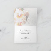 プルメリアオーキッドレイおめでとうすべての行事 カード (内部)