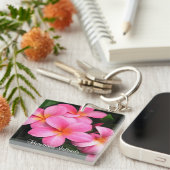 プルメリアキーチェーン キーホルダー (正面右)