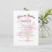 プルメリアザウェディングパーティー招待状 招待状 (スタンド正面)