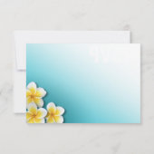 プルメリアスターフィッシュトロピカルビーチRSVP 出欠カード (裏面)