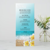 プルメリアスターフィッシュビーチディナーメニュー メニュー (スタンド正面)