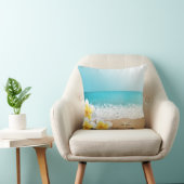 プルメリアスターフィッシュビーチトロピカルハワイ クッション (椅子)