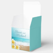 プルメリアビーチトロピカル結婚アイランド フェイバーボックス (オープン)