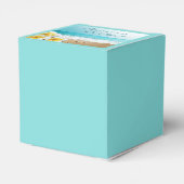 プルメリアビーチトロピカル結婚アイランド フェイバーボックス (裏面サイド)