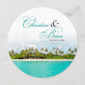 プルメリアビーチ結婚式ラウンドディナーメニュー メニュー (裏面)