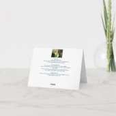 プルメリアフォトアートノテカード カード (裏面)