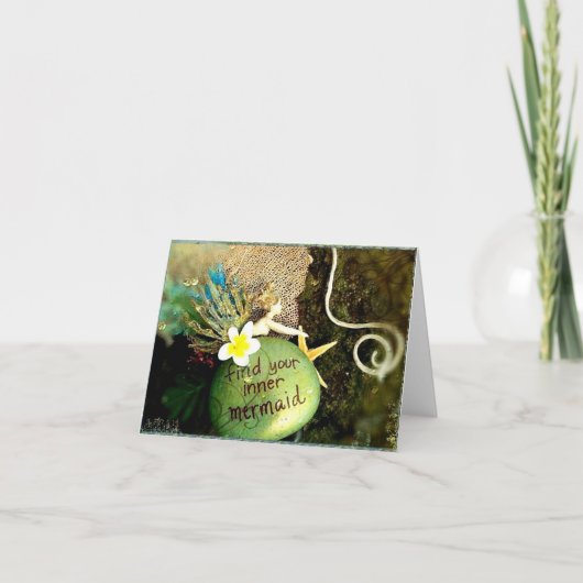 プルメリアフォトアートノテカード カード (正面)