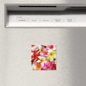 プルメリアフランギパニハワイフラワーカスタマイズ マグネット (インサイチュ (食洗機))