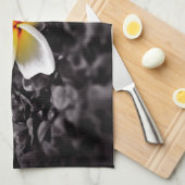 プルメリアフランギパニハワイフラワー キッチンタオル (四つ折り)