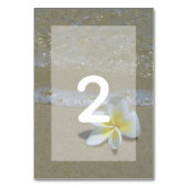 プルメリアフランジパニオンサンド結婚ズ テーブルナンバー (裏面)