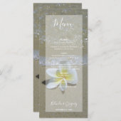 プルメリアフランジパニオンサンド結婚ズ メニュー (正面/裏面)