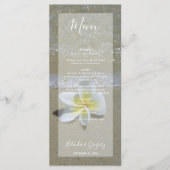 プルメリアフランジパニオンサンド結婚ズ メニュー (正面)