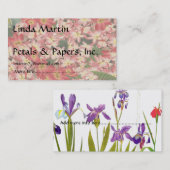 プルメリアフローラ植物花ビジネスカード 名刺 (正面/裏面)