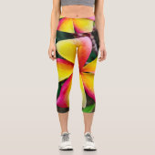 プルメリアルブラ カプリレギンス (正面)