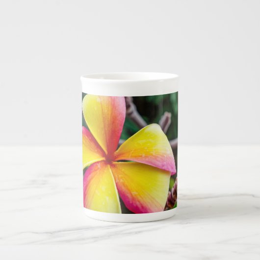 プルメリアルブラ ボーンチャイナマグカップ (正面)