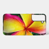 プルメリアルブラ SAMSUNG GALAXYケース (裏面横)