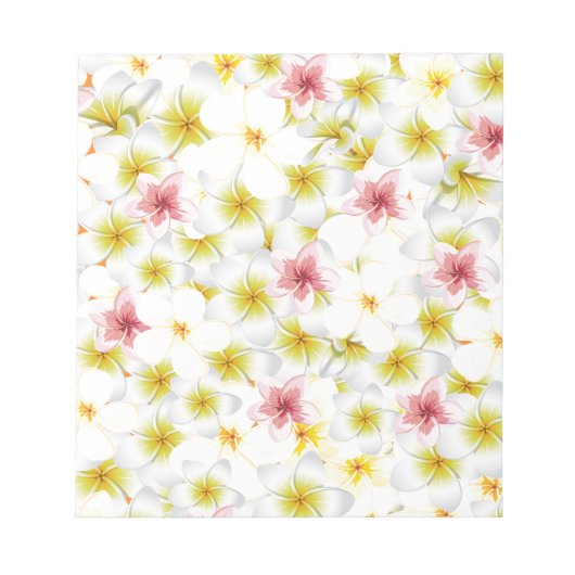 プルメリア愛 ノートパッド (正面)