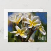 プルメリア横書き ポストカード (正面/裏面)
