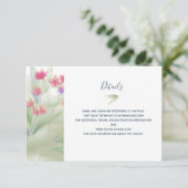 プルメリア水彩 エンクロージャーカード (スタンド正面)