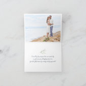 プルメリア水彩 サンキューカード (内部)