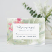 プルメリア水彩 出欠カード (スタンド正面)