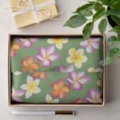 プルメリア熱帯花ティッシュペーパー 薄葉紙 (ギフト)