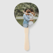 プルメリア結婚ことわざ写真テンプレート ハンドファン (裏面)