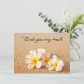 プルメリア花オン砂サンキューカード サンキューカード (スタンド正面)