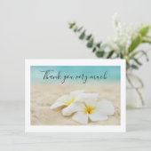 プルメリア花オン砂サンキューカード サンキューカード (スタンド正面)