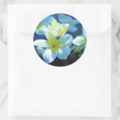 プルメリア花 ラウンドシール (バッグ)